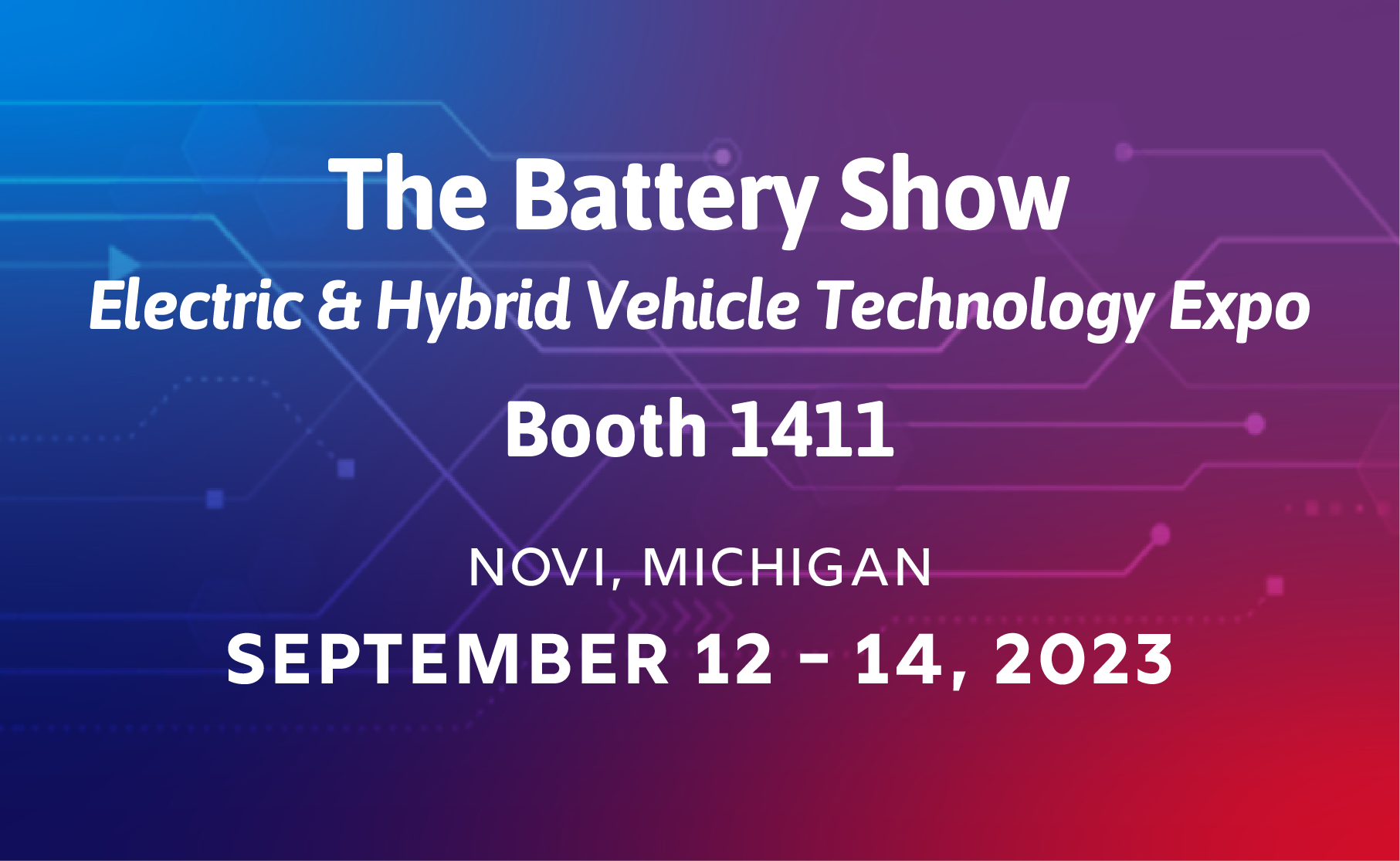 The Battery Show 2023 EV & HV Tech Expo MacDermid Alpha